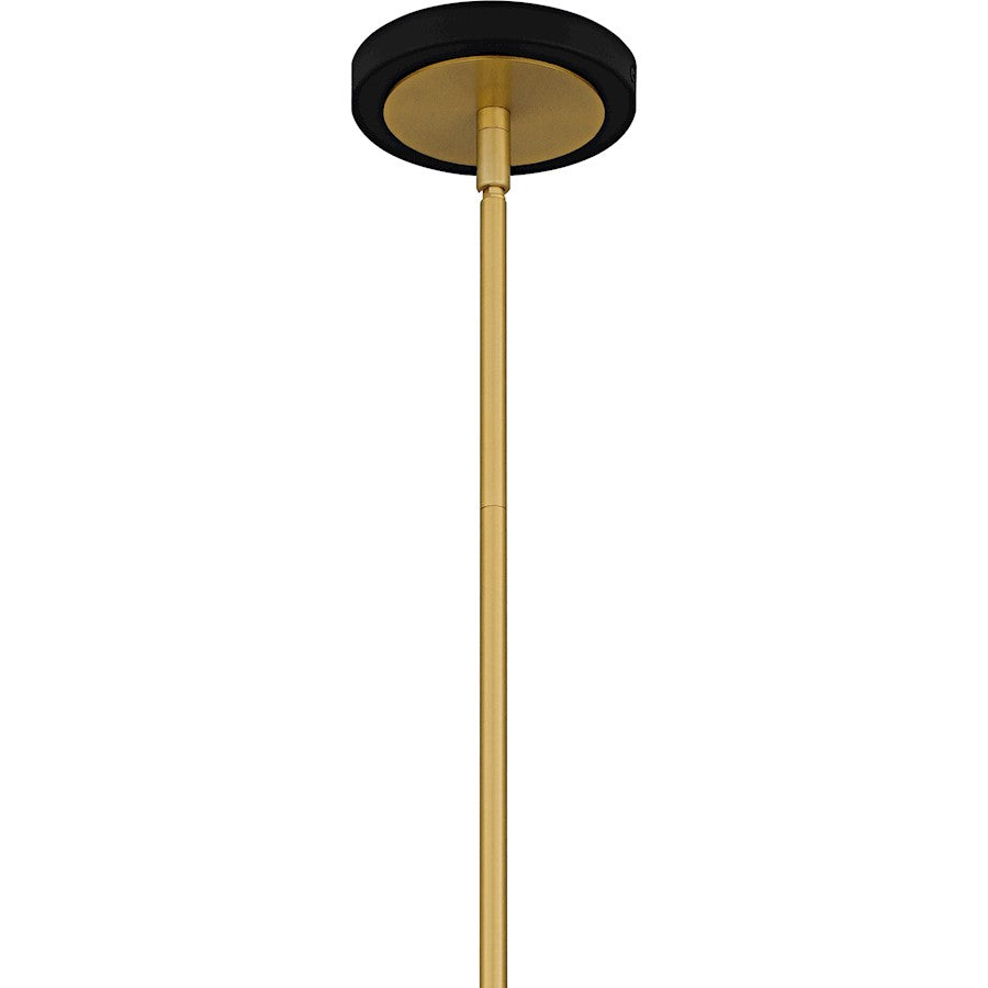 Arden 6Light Chandelier, Matte Black/Metal