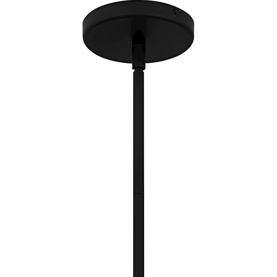 Axford 5Light Pendant, Matte Black/Natural Rope