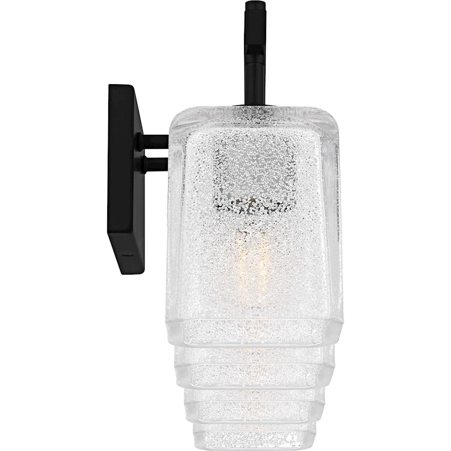 Brenthouse 4Lt Bath Light, Black/Clear/Sand Spray Inside