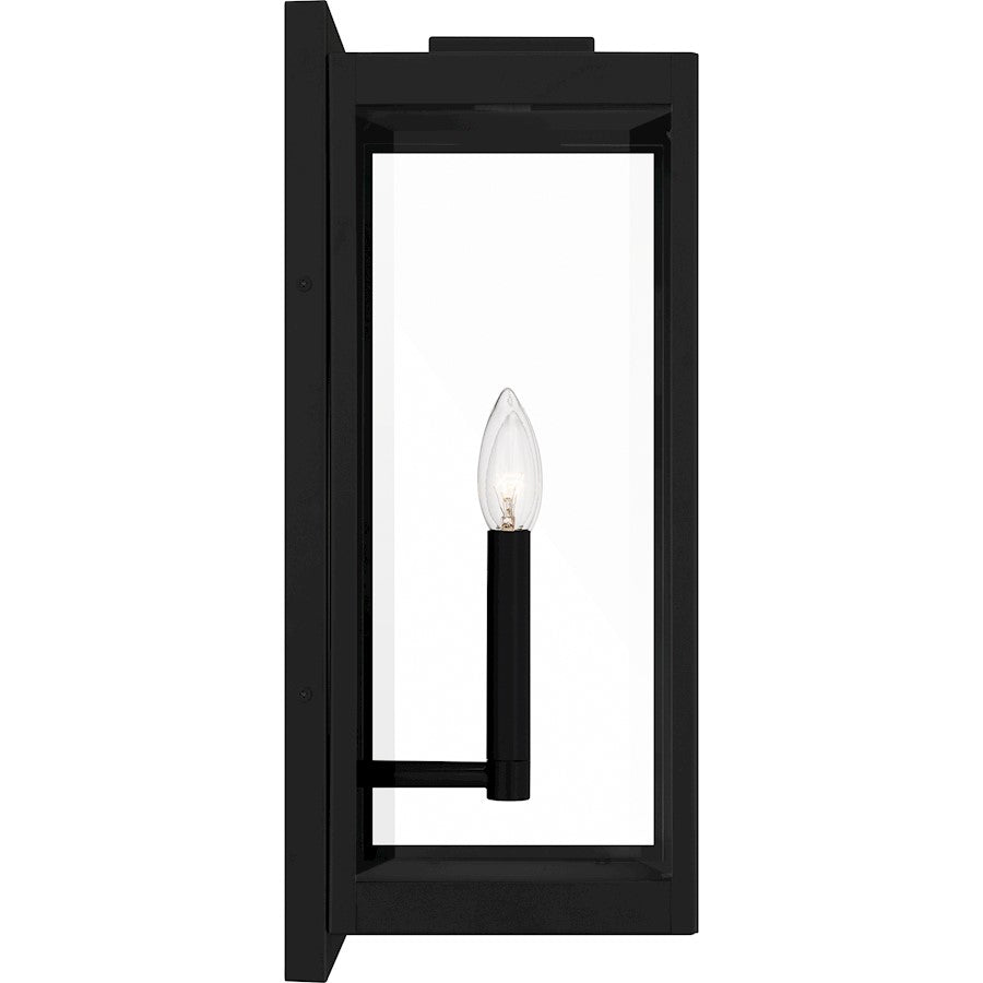 Eastover 2Lt Outdoor Lantern, Earth Black/Clear Beveled