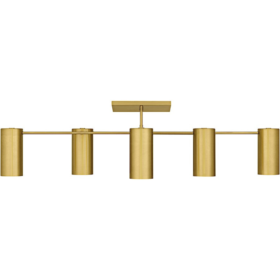 Foreland 6Light Semi-Flush Mount, Brushed Gold/Metal