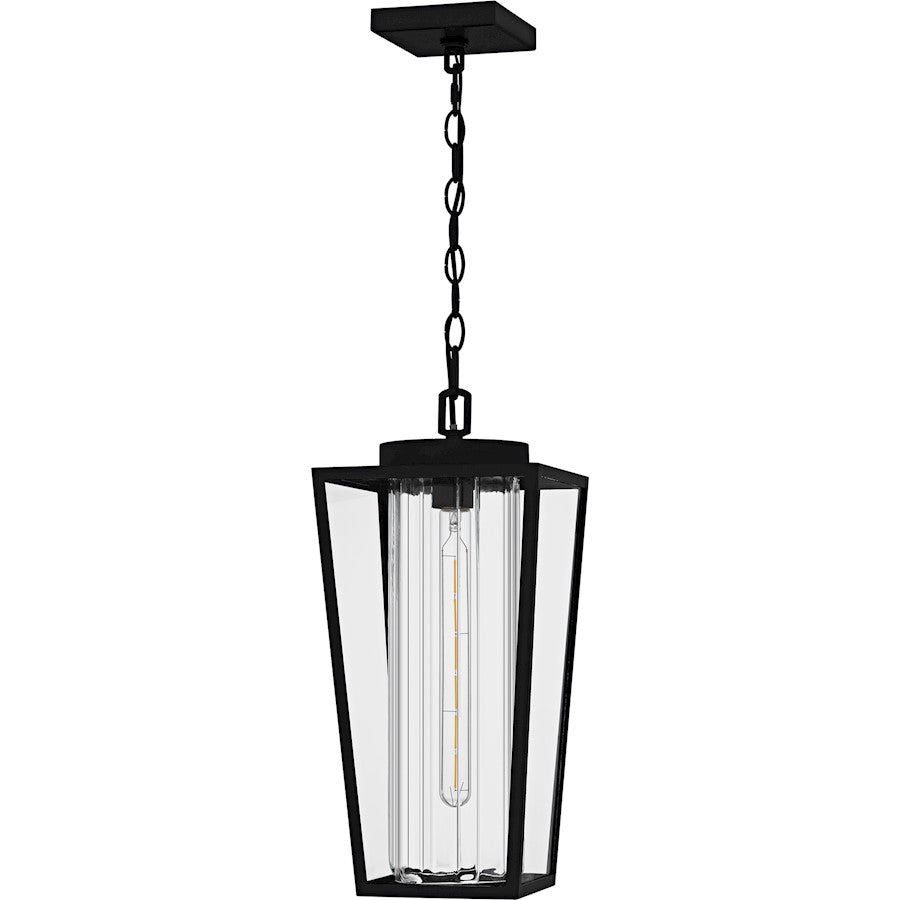 Jett 1Lt Mini Pendant, Black/Clear/Ribbed/Clear