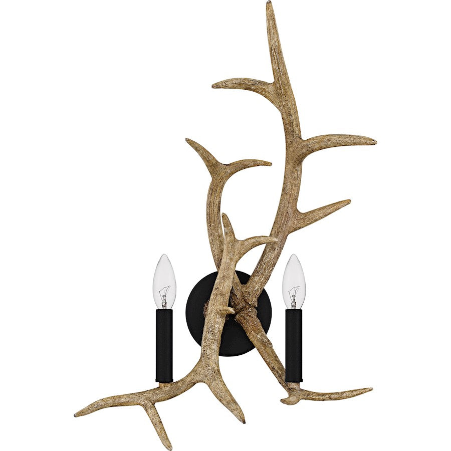Journey 2Light Wall Sconce, Earth Black