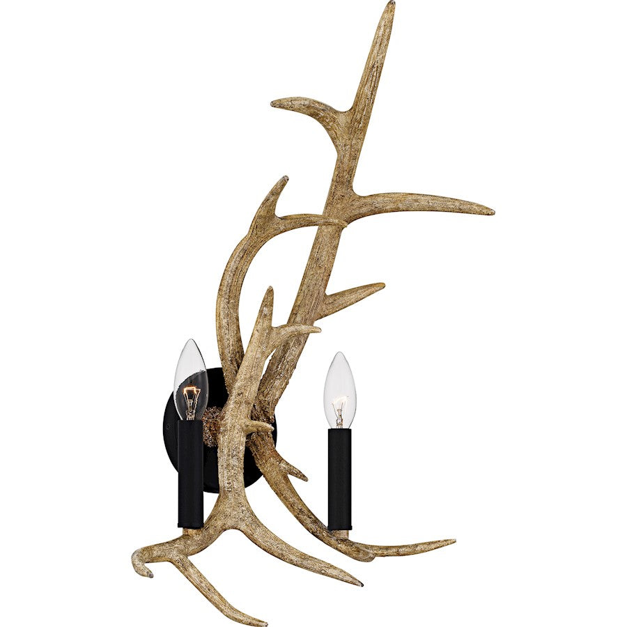 Journey 2Light Wall Sconce, Earth Black