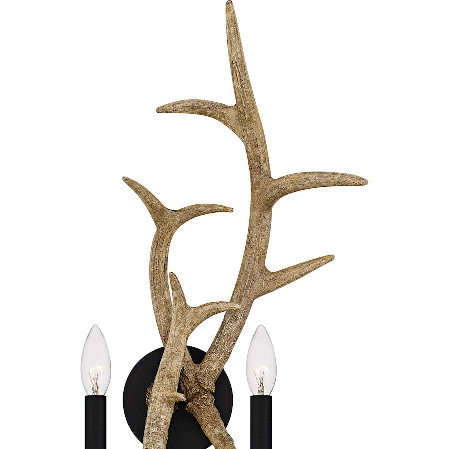 Journey 2Light Wall Sconce, Earth Black