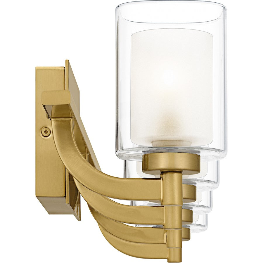 Kolt 4Lt Bath Light, Gold/Clear /Sandblasted Interior