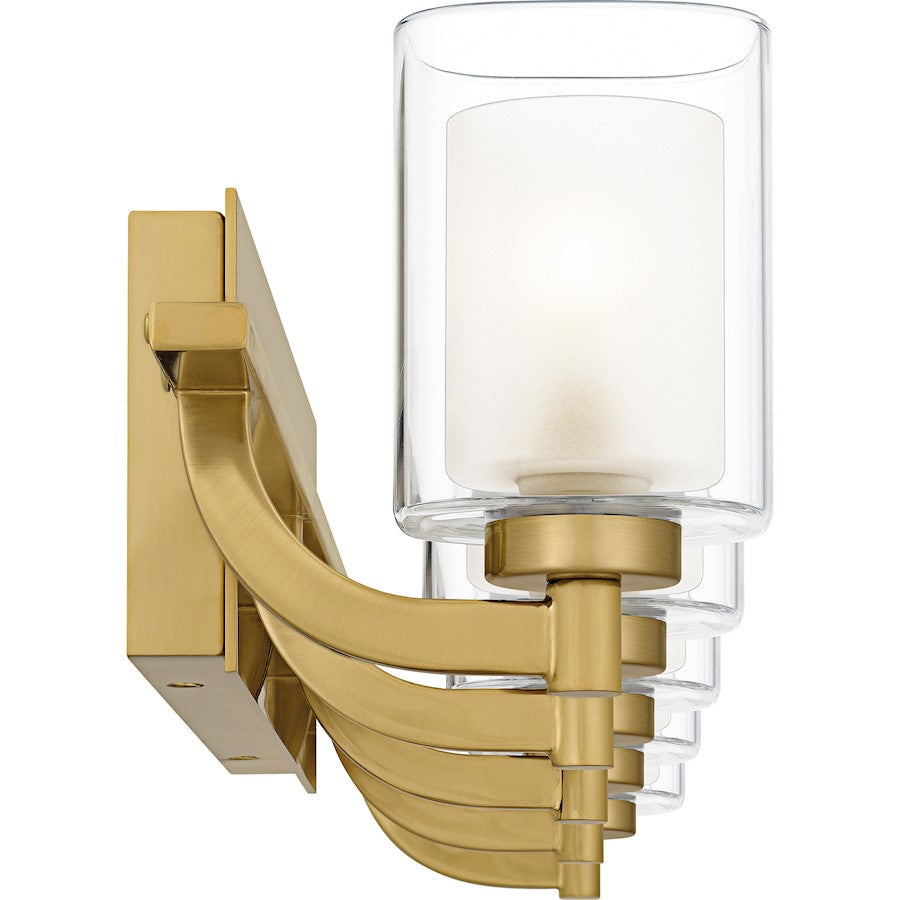Kolt 5Lt Bath Light, Gold/Clear /Sandblasted Interior