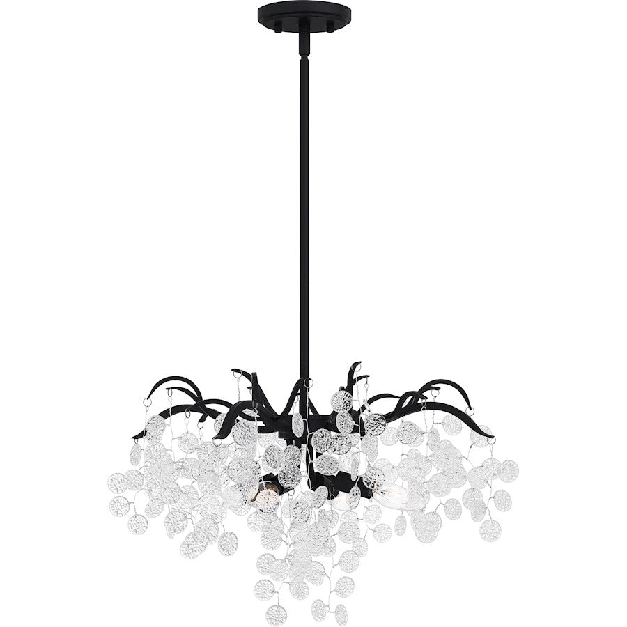 Maple 4 Light Pendant, Earth Black