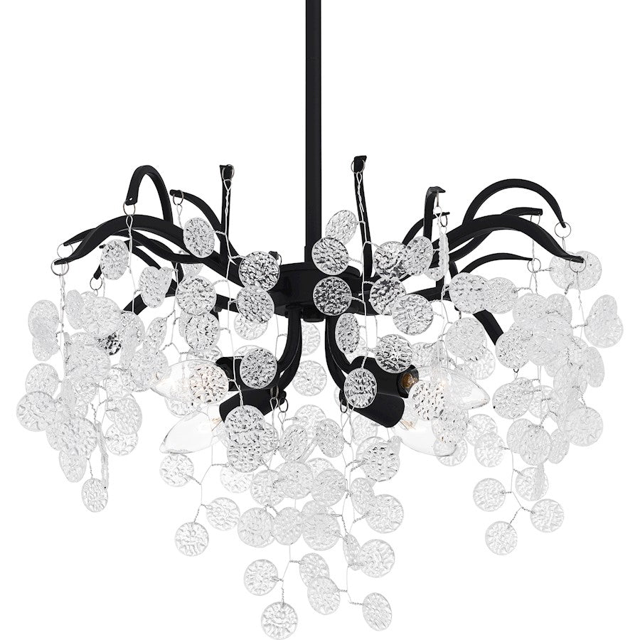 Maple 4 Light Pendant, Earth Black