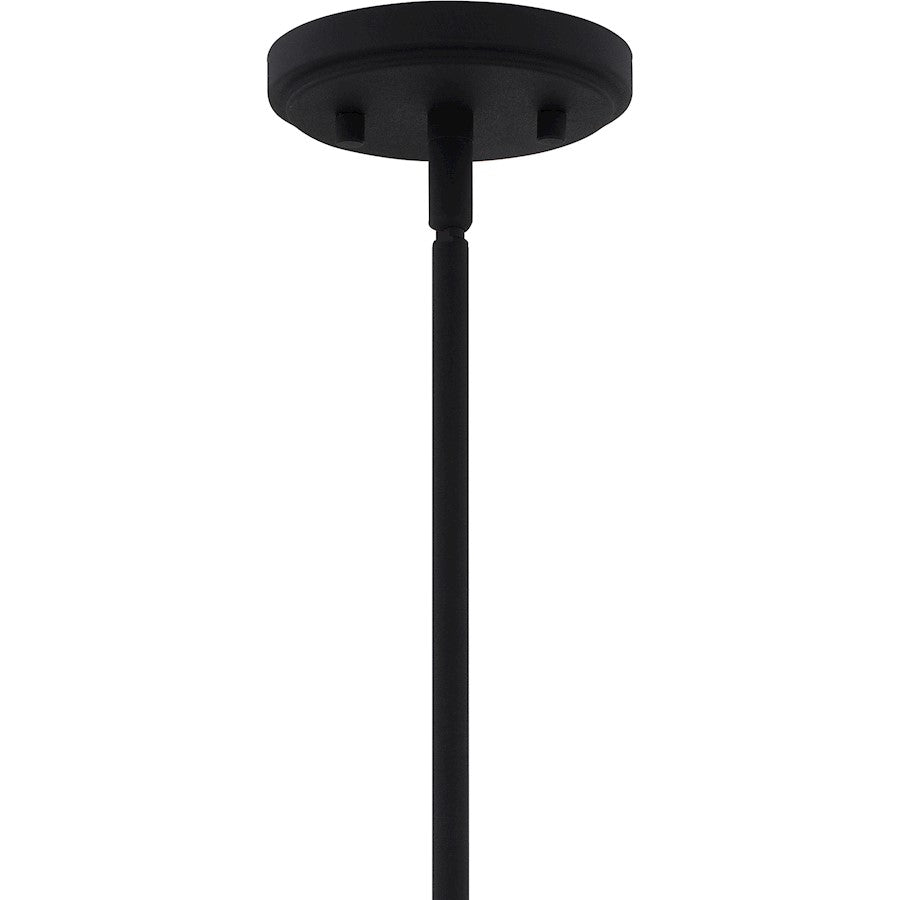 Maple 6 Light Chandelier, Earth Black