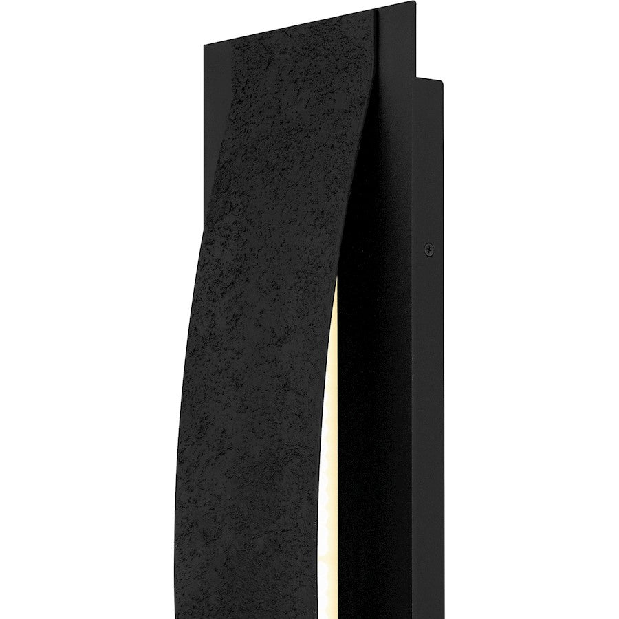 Onyx LED 7" Outdoor Lantern, Earth Black