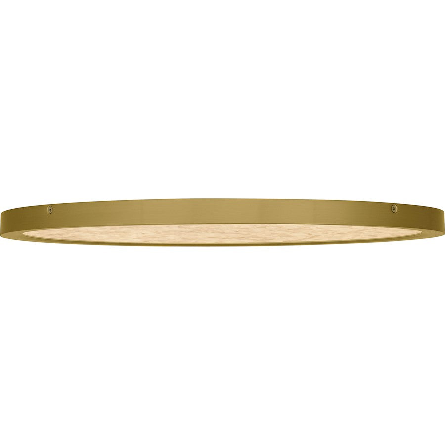 Outskirts LED 20" Flush Mount, Gold/Alabaster Acrylic