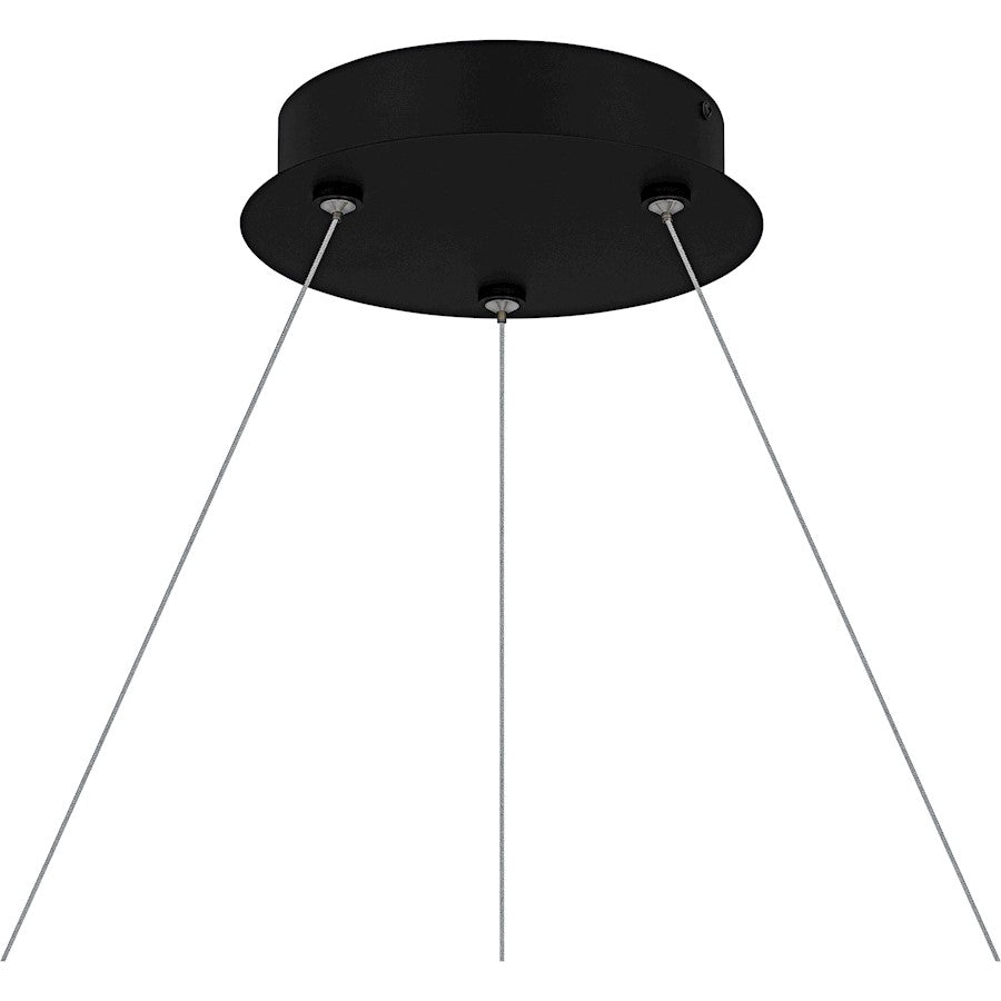 Aurelia Light Chandelier, Matte Black/White Swirl Glass