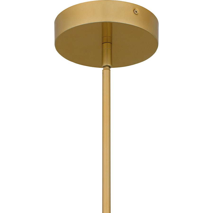 Azure Integrated LED Pendant, Matte Black/Metal