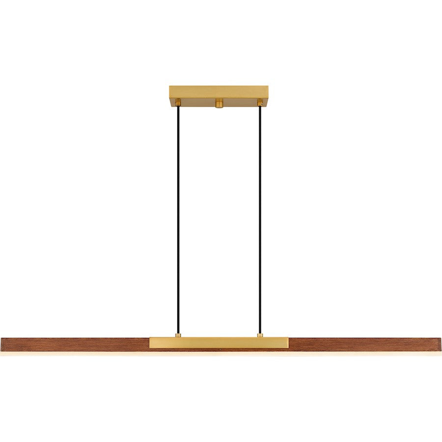 Colter Integrated LED Island Light, Brushed Gold