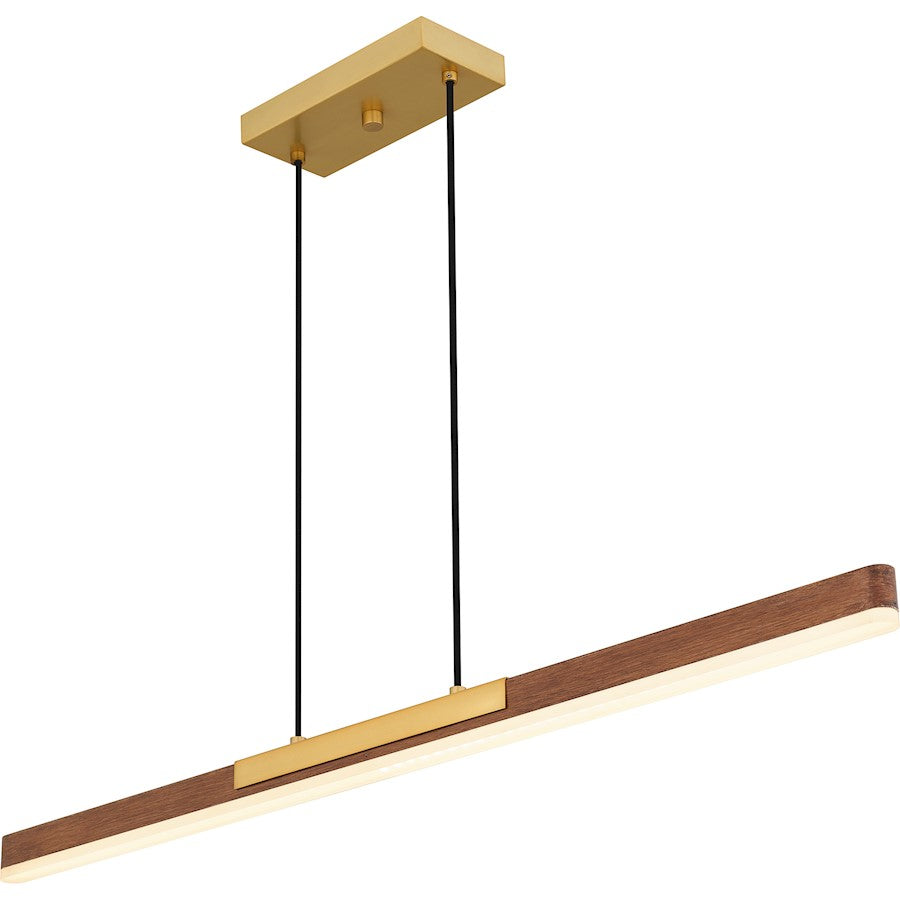 Colter Integrated LED Island Light, Brushed Gold