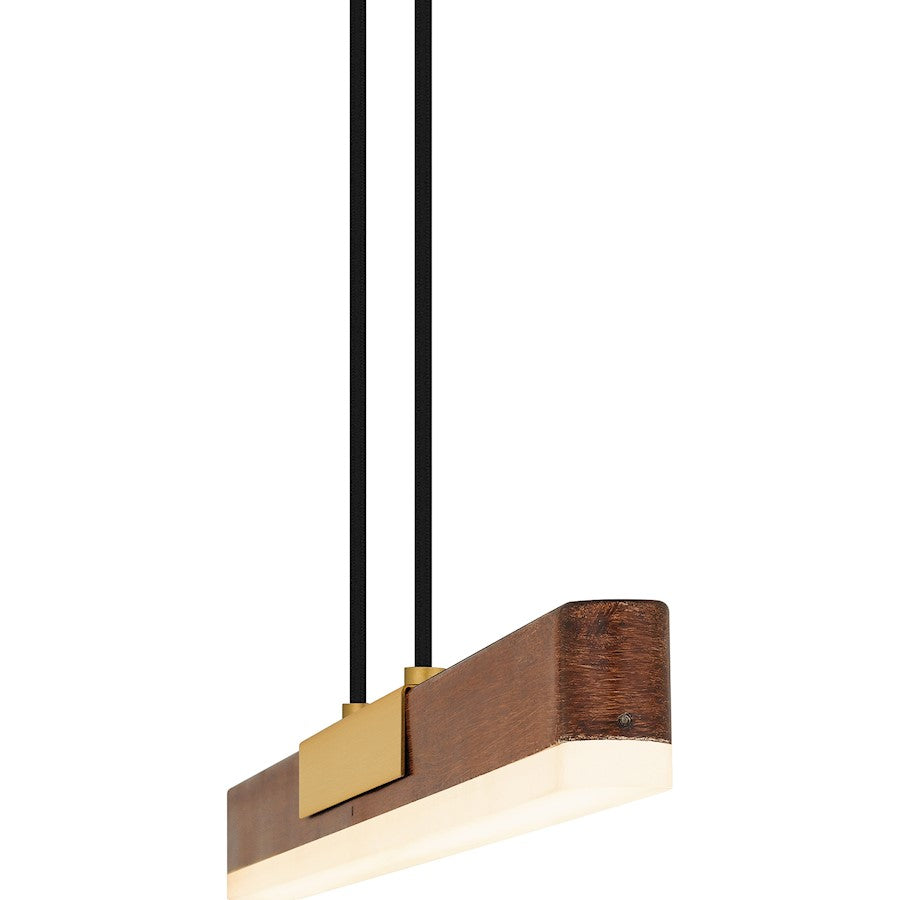 Colter Integrated LED Island Light, Brushed Gold