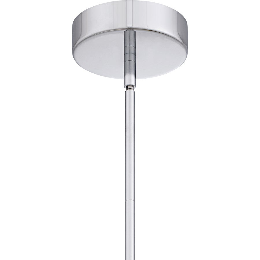 Elway Light Pendant, Polished Chrome/Glass