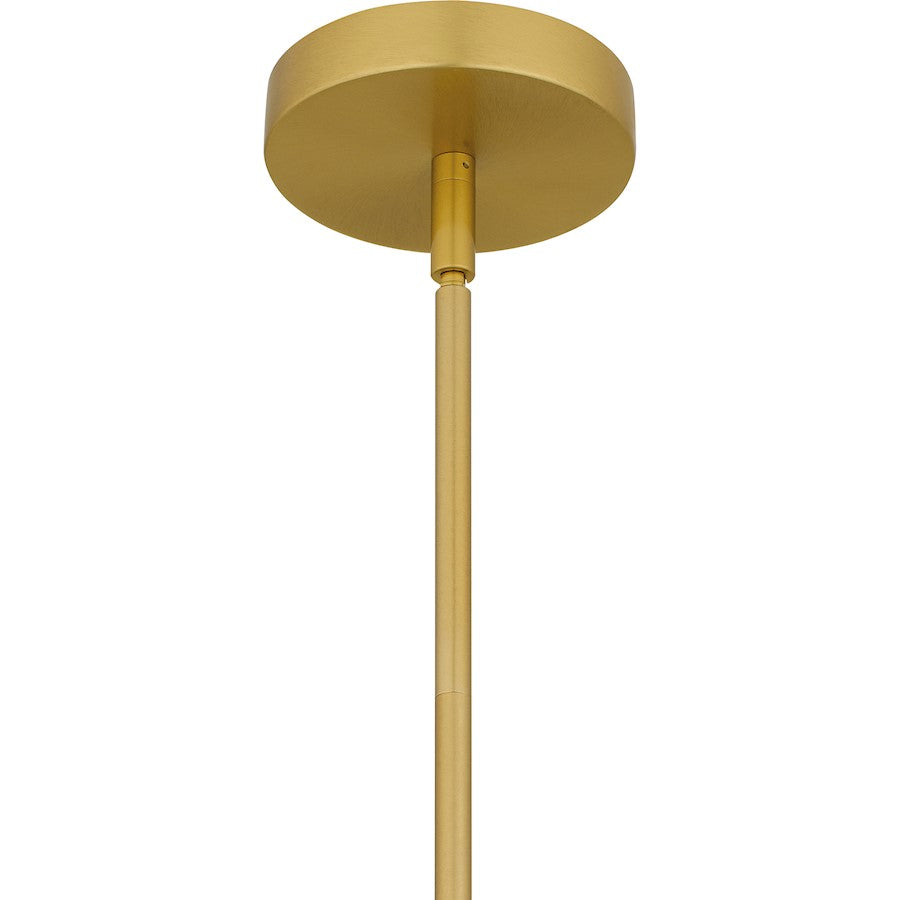 Luca Integrated LED Mini Pendant, Gold/Clear Crystal