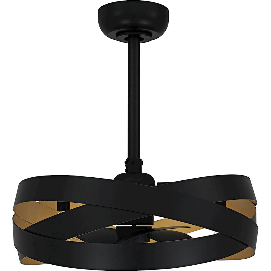 Zito 3Light Fandelier, Matte Black/Metal