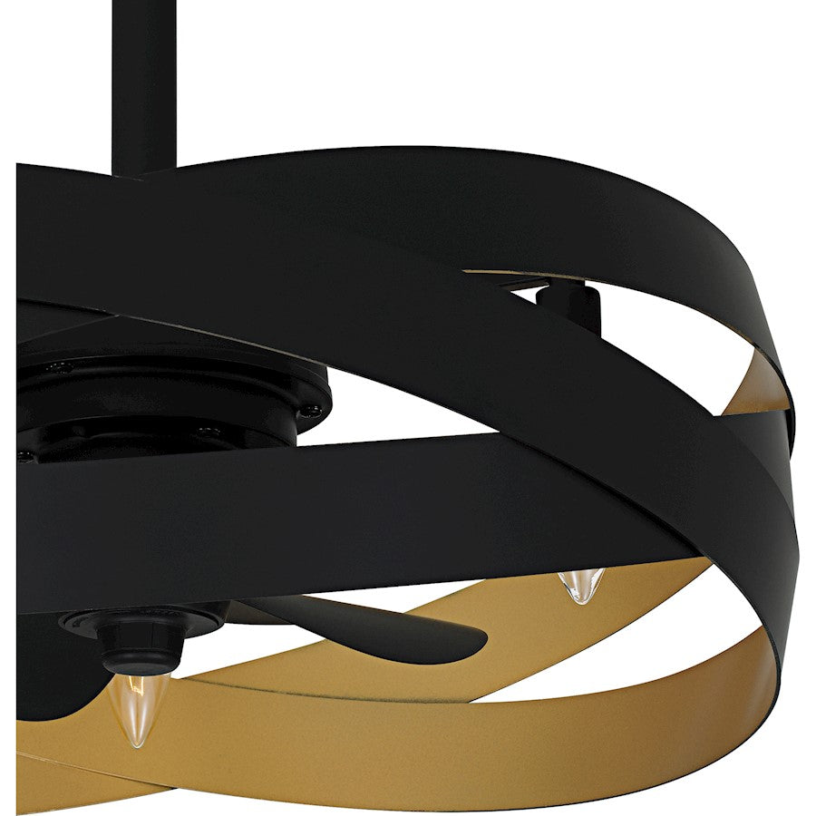 Zito 3Light Fandelier, Matte Black/Metal