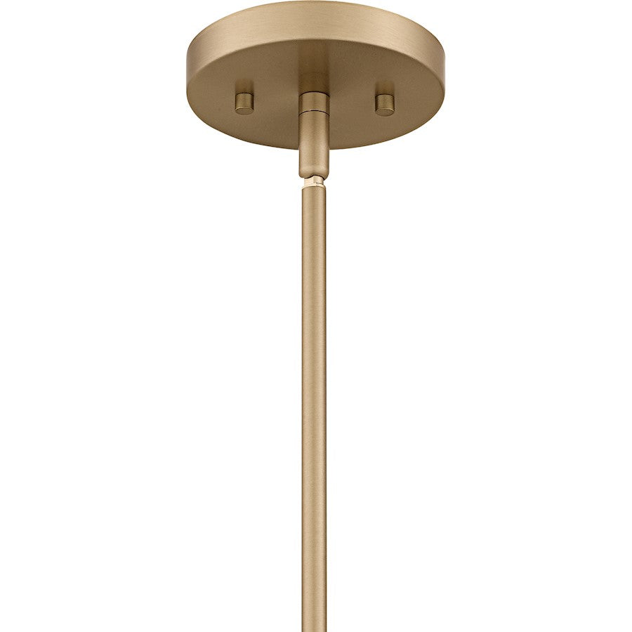 Drover 1Light Pendant, Bronze Gold/Clear Glass