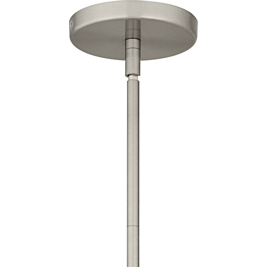 Eslinger 1Lt Mini Pendant, Nickel/Clear/Cloud Inside/Clear