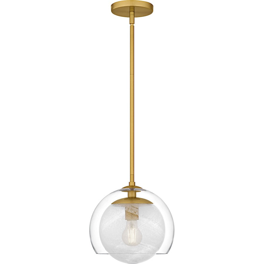 Eslinger 1Lt Mini Pendant, Gold/Clear/Cloud/Clear