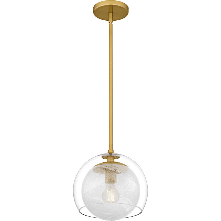 Eslinger 1Lt Mini Pendant, Gold/Clear/Cloud/Clear