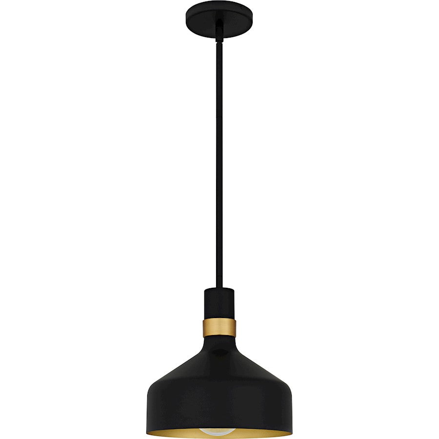 Arbor 1Lt Mini Pendant, Black/Metal(mbk/brg/s85 Inside)