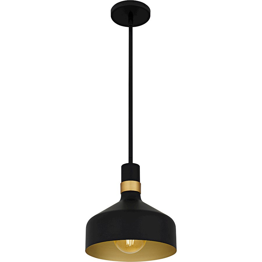 Arbor 1Lt Mini Pendant, Black/Metal(mbk/brg/s85 Inside)