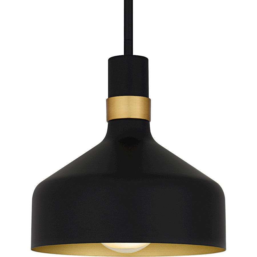 Arbor 1Lt Mini Pendant, Black/Metal(mbk/brg/s85 Inside)