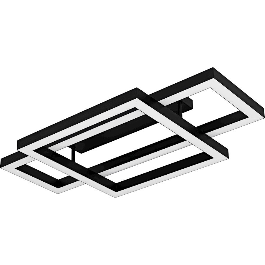 Lawless Light Semi-Flush Mount, Matte Black