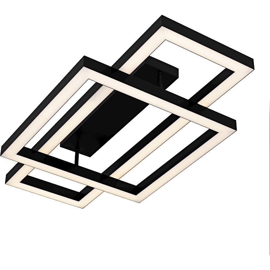 Lawless Light Semi-Flush Mount, Matte Black