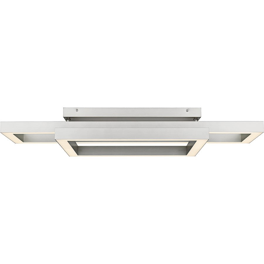 Lawless Light Semi-Flush Mount, Painted Brushed Nickel