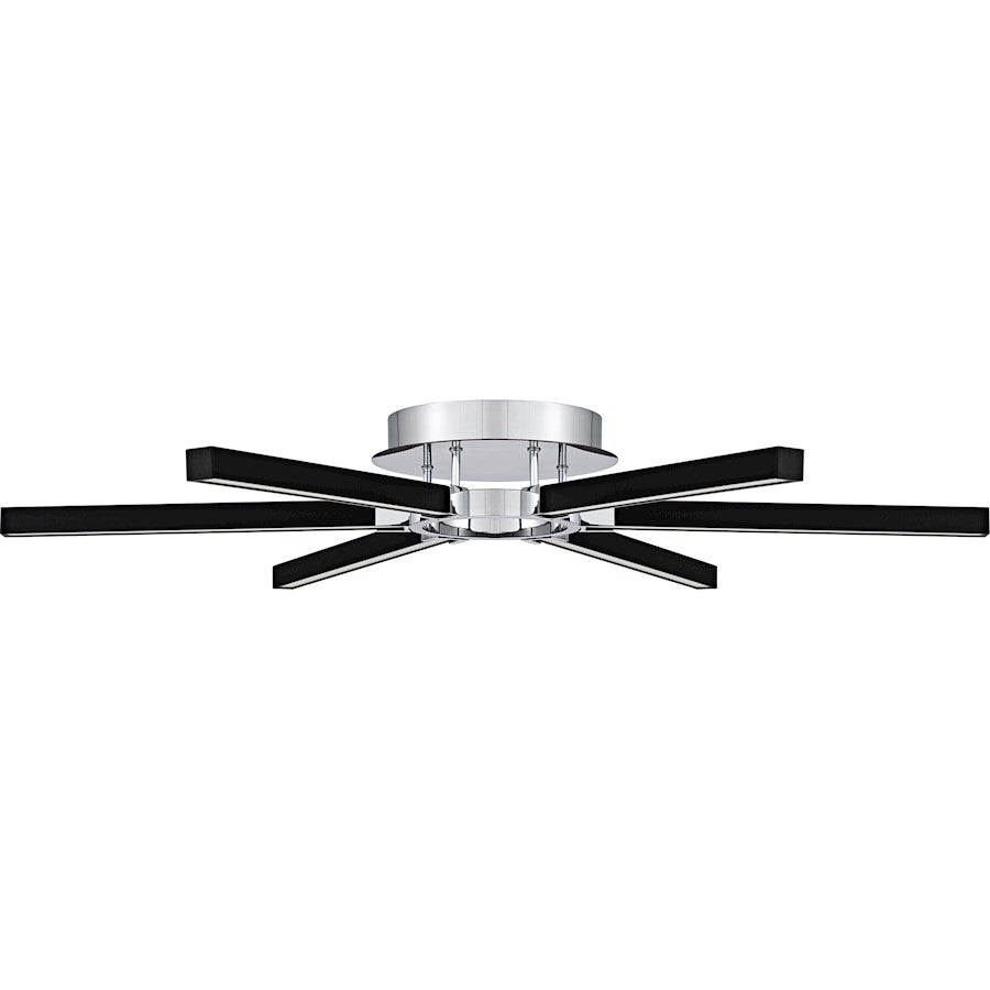 Zealand Light Semi-Flush Mount, Polished Chrome