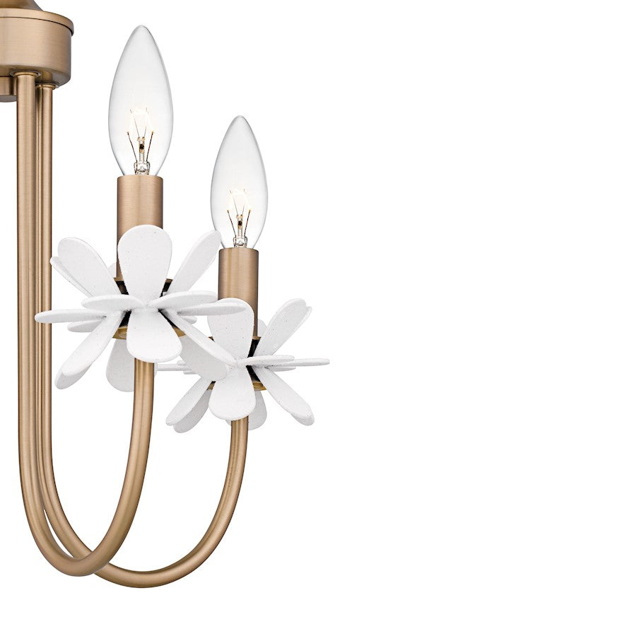 Remy 4Light Semi-Flush Mount, Bronze Gold