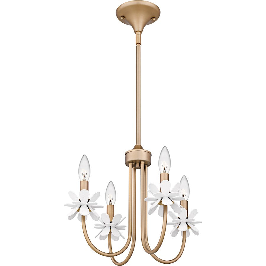 Remy 4Light Chandelier, Bronze Gold