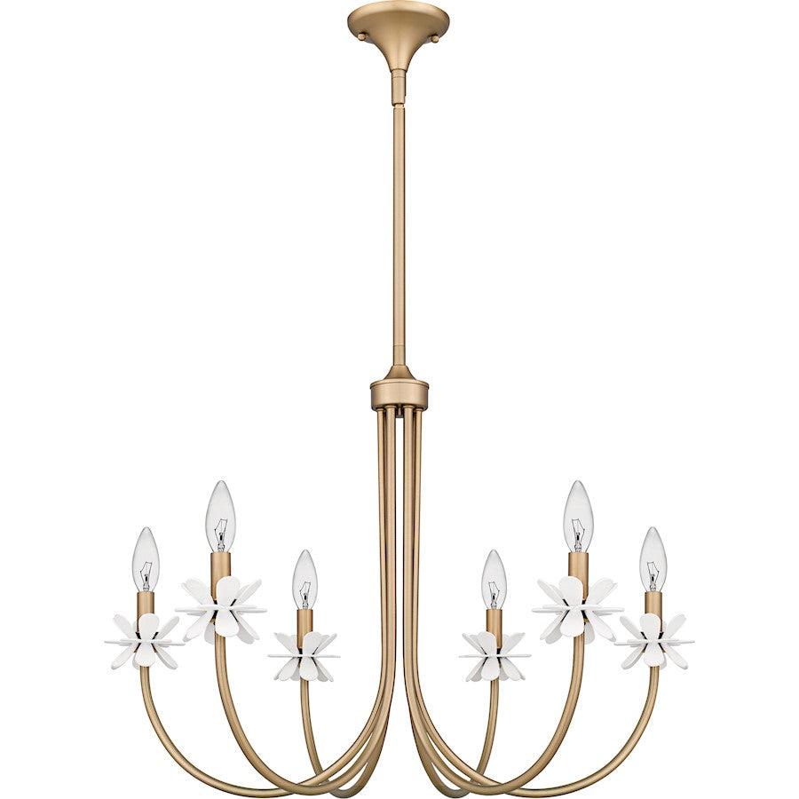 Remy 6Light Chandelier, Bronze Gold
