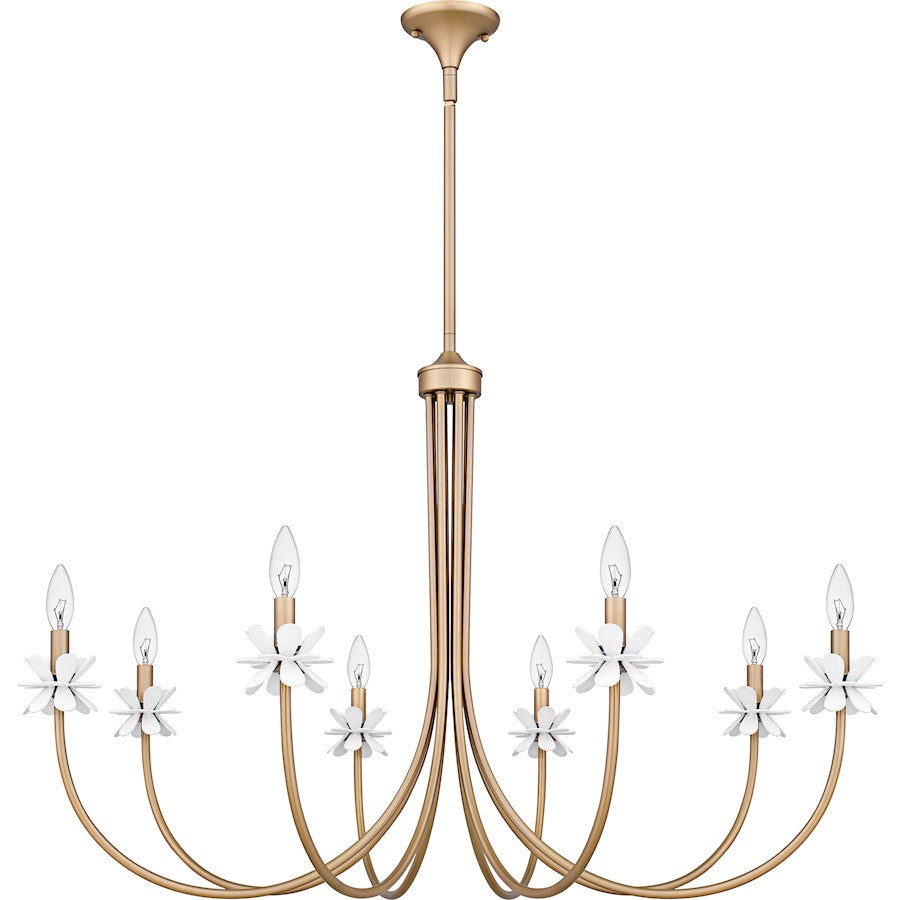 Remy 8Light Chandelier, Bronze Gold