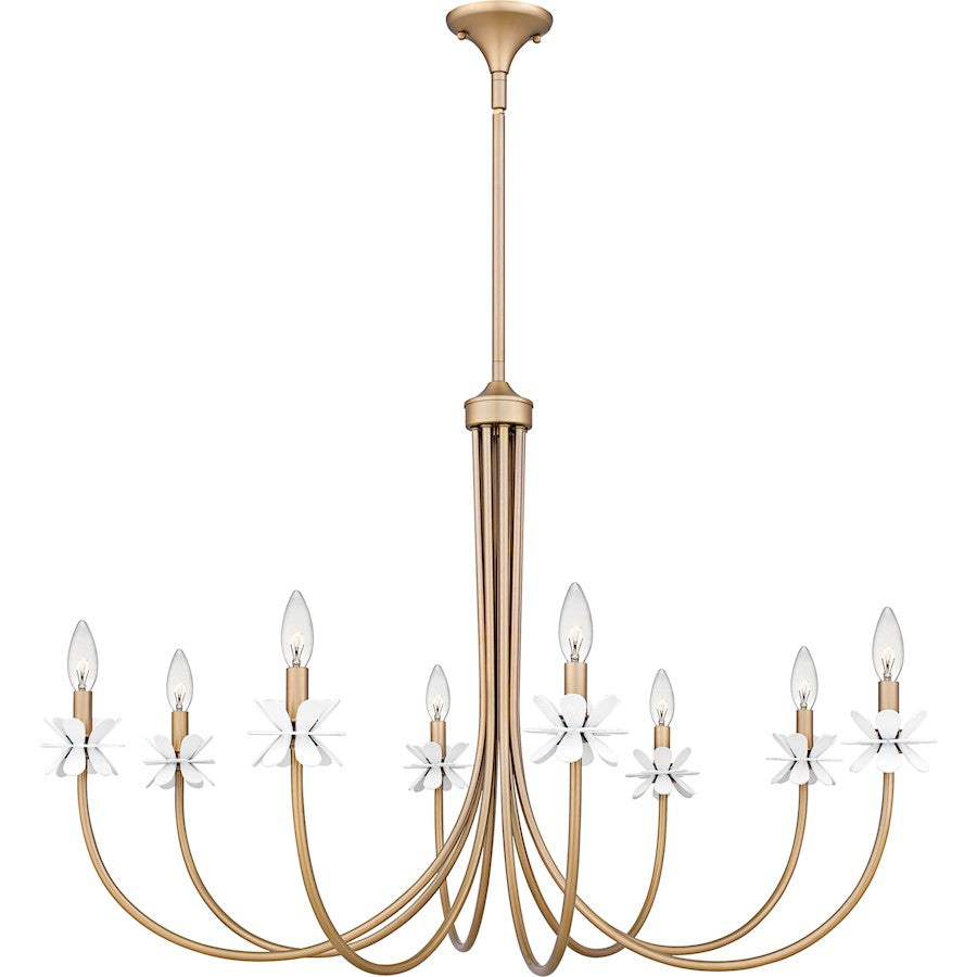 Remy 8Light Chandelier, Bronze Gold