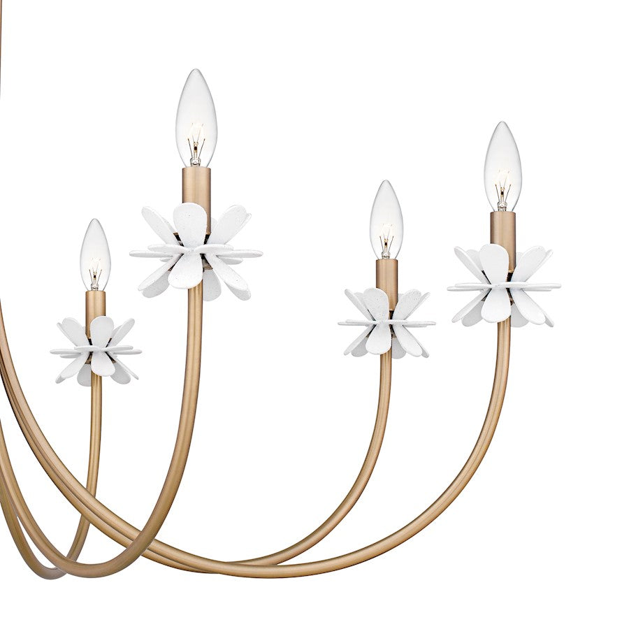 Remy 8Light Chandelier, Bronze Gold