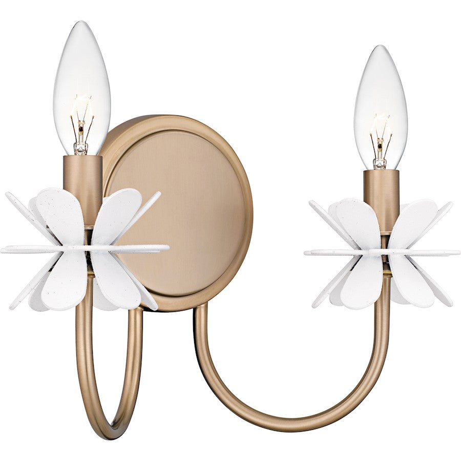 Remy 2Light Wall Sconce, Bronze Gold