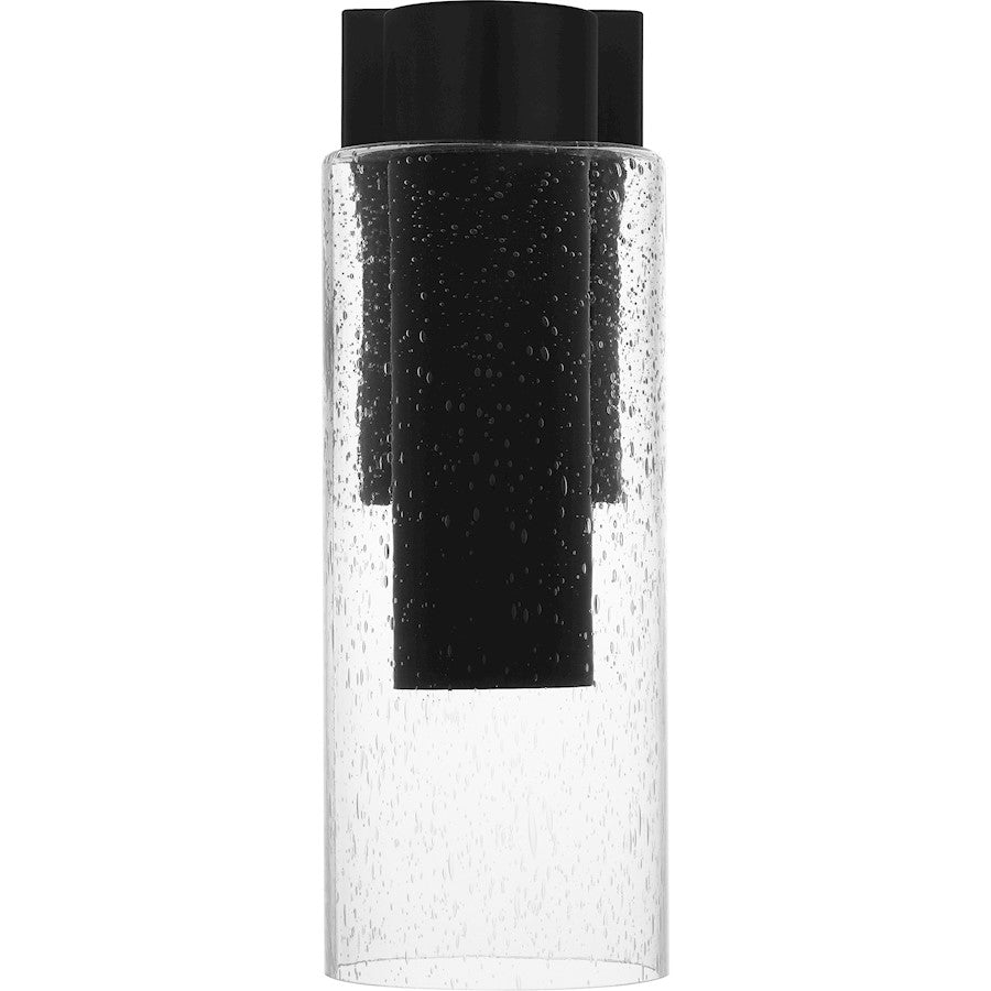 Sawyer 1Lt 15" Outdoor Lantern, Black/Clear Seedy