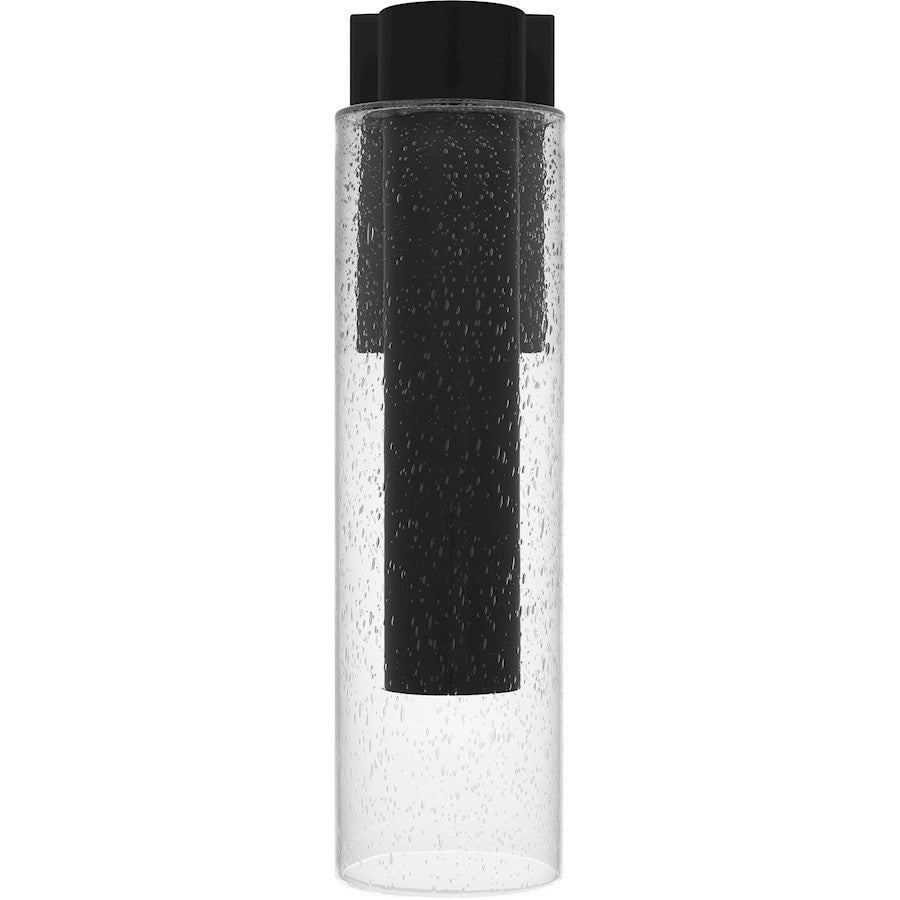 Sawyer 1Lt 20" Outdoor Lantern, Black/Clear Seedy