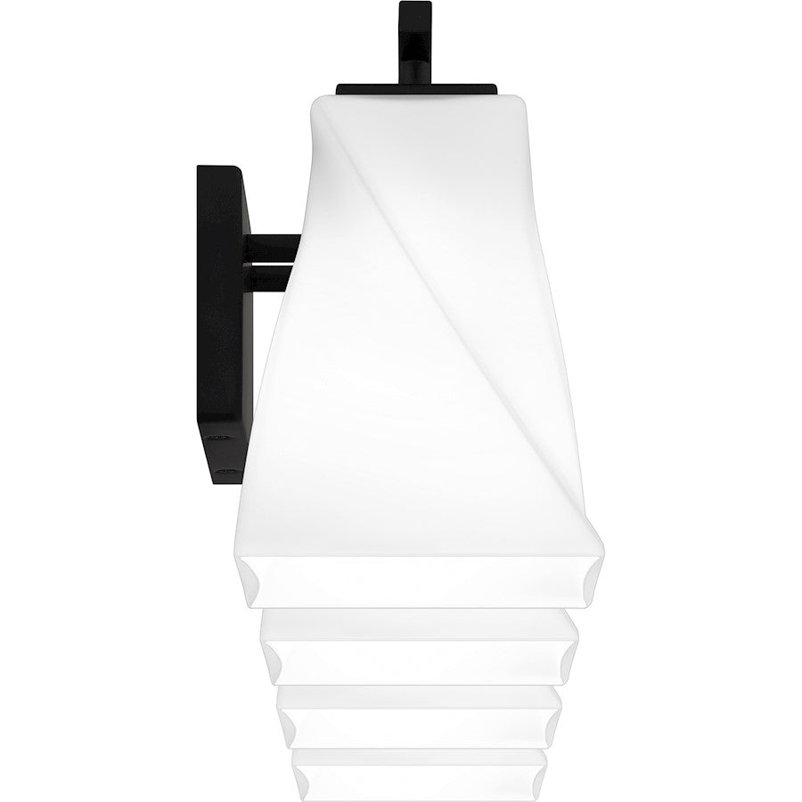Stetson 4 Light Bath Light, Matte Black/Opal Etched Glass