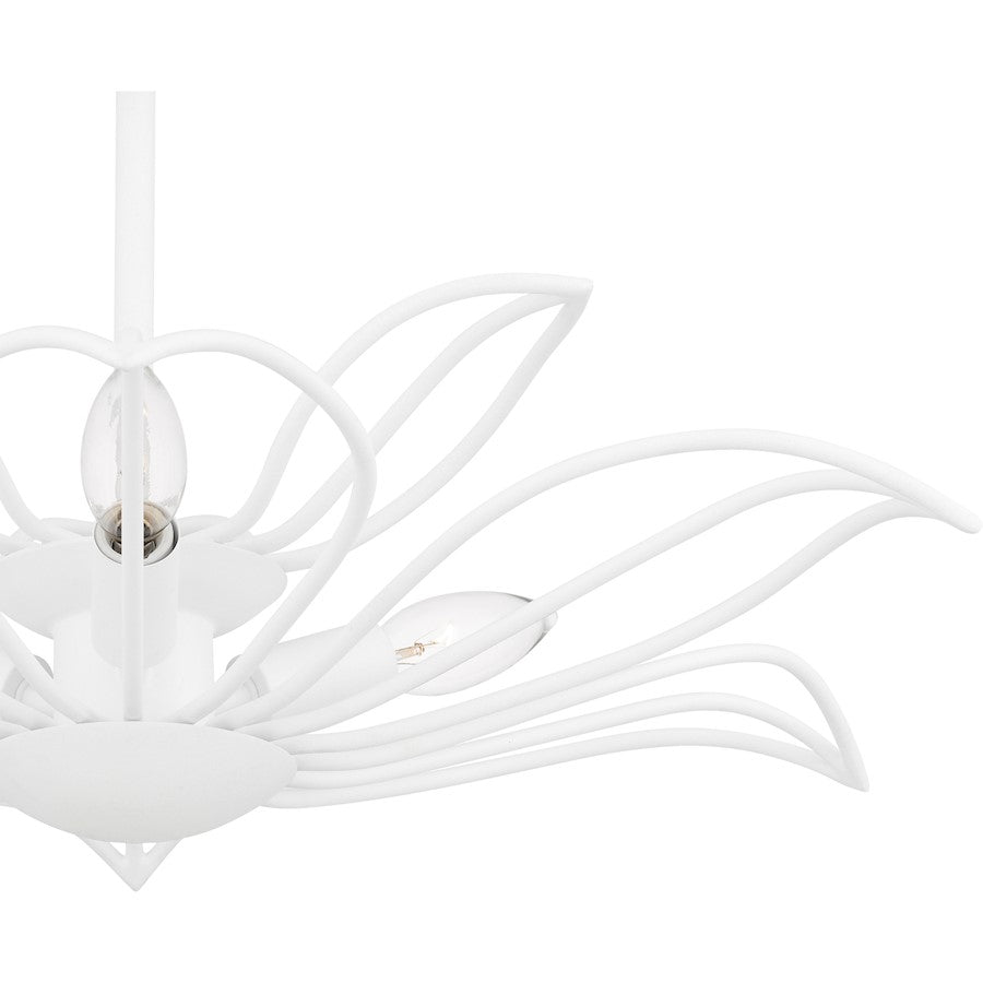 Tallulah 3Light Pendant, Sand White