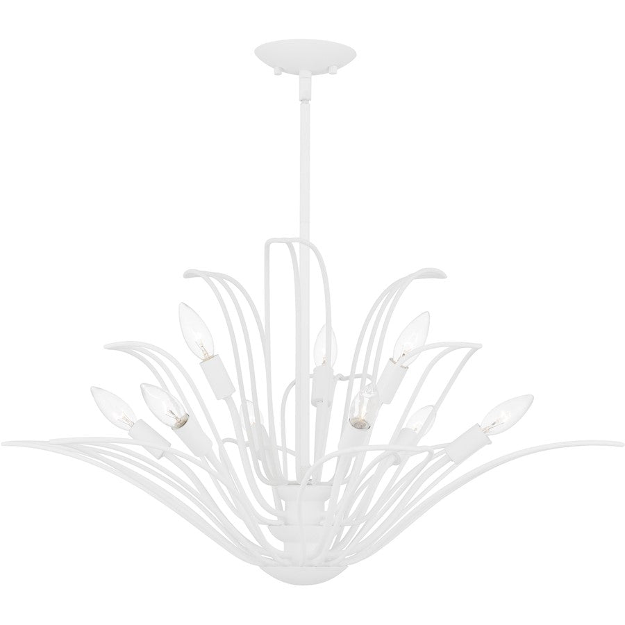Tallulah 9Light Chandelier, Sand White