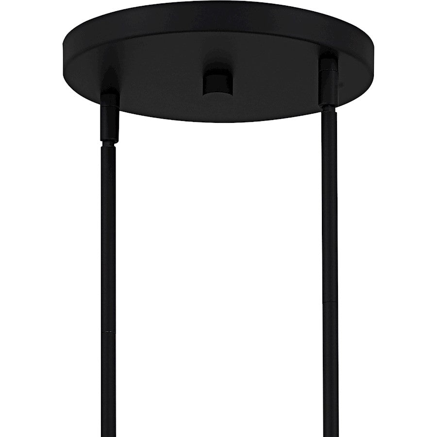 Viscount 18Light Chandelier, Matte Black/Clear Glass