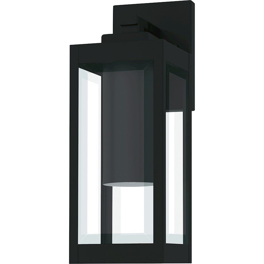 Westover 1Lt 14" Outdoor Lantern, Earth Black/Clear Beveled